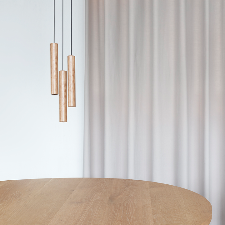 Chimes Cluster 3-Takpendler-Umage-Eik natur-2230-Lightup.no