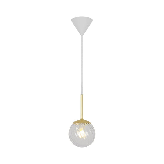 Chisell takpendel 15 cm - Klar/Messingfarget-Takpendler-Nordlux-Messing / Klar-2312053035-Lightup.no
