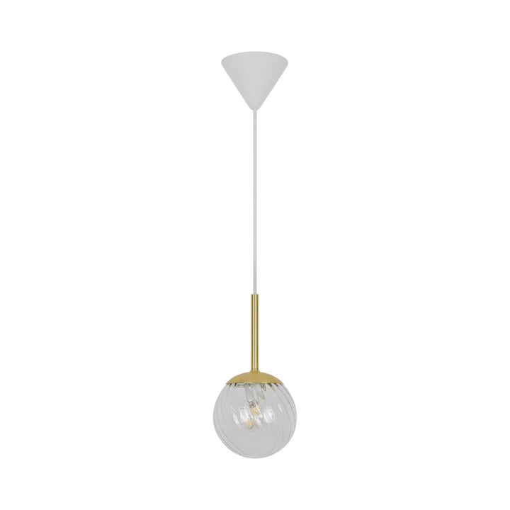 Chisell takpendel 15 cm - Klar/Messingfarget-Takpendler-Nordlux-Messing / Klar-2312053035-Lightup.no