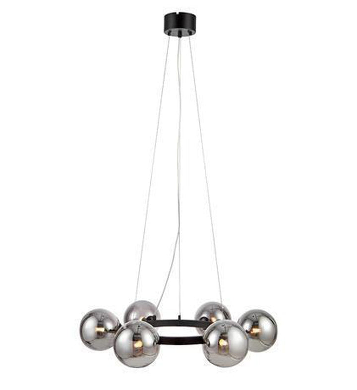 Circle takpendel - Svart/Smoke - Svart / Røyk-Takpendler-Marksløjd-Svart / Røyk-Mrk-108051-Lightup.no