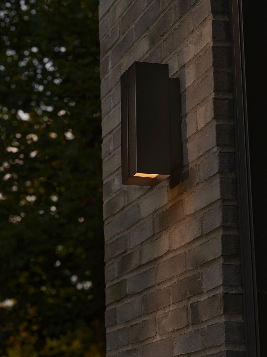 Clarini vegglampe utendørs opp/ned lys seaside IP54-Utebelysning vegg opp og ned-Nordlux-Svart-2618151203-Lightup.no