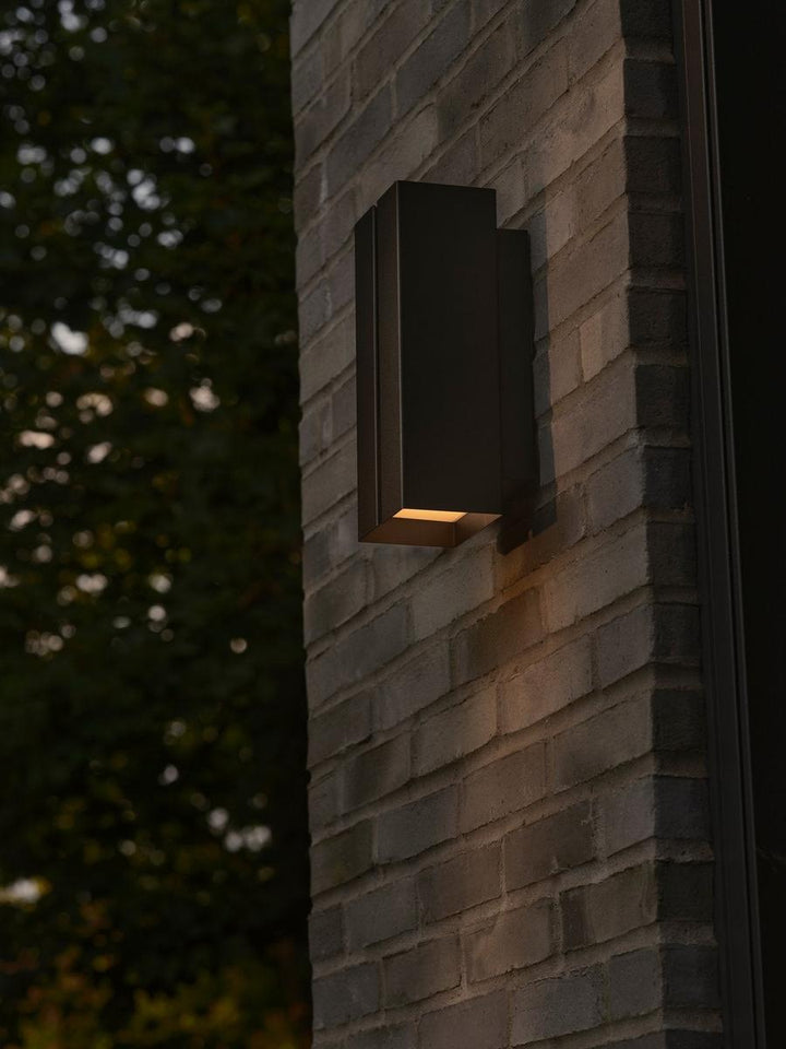 Clarini vegglampe utendørs opp/ned lys seaside IP54-Utebelysning vegg opp og ned-Nordlux-Svart-2618151203-Lightup.no