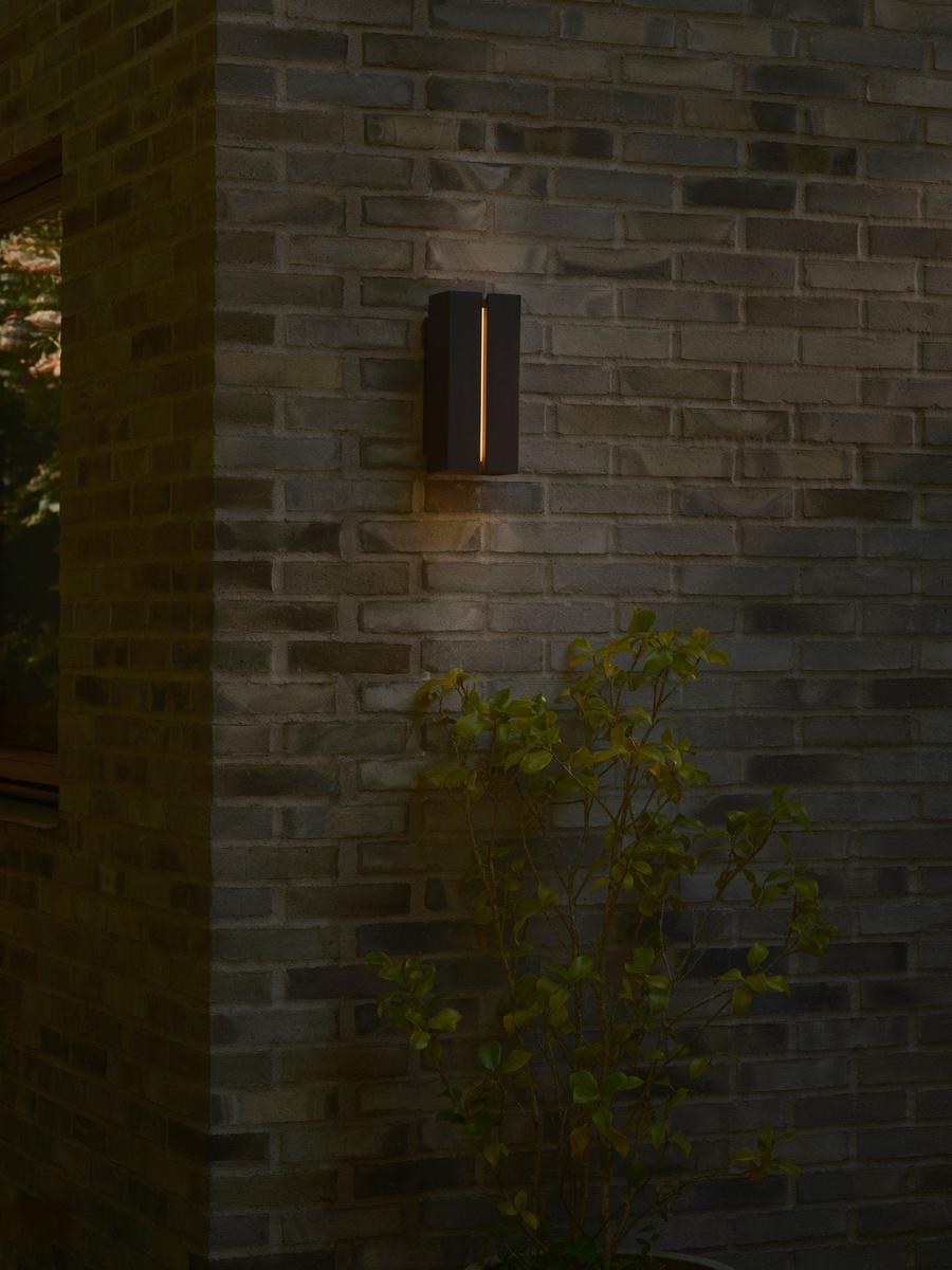 Clarini vegglampe utendørs opp/ned lys seaside IP54-Utebelysning vegg opp og ned-Nordlux-Svart-2618151203-Lightup.no