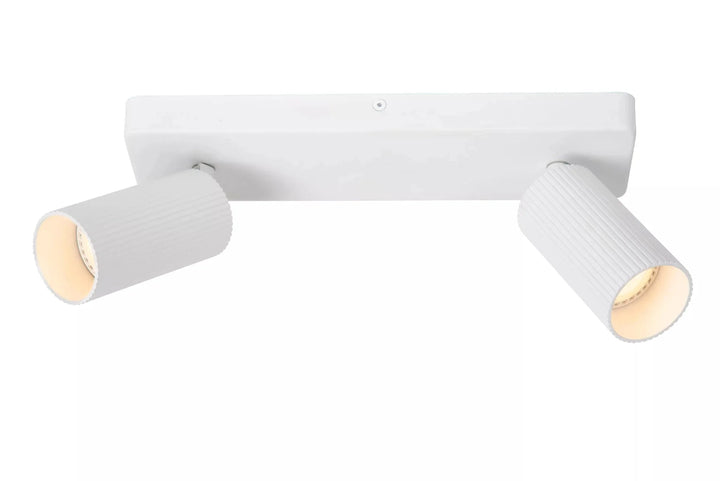Clubs takspot 2-lys-Taklamper-Lucide-Hvit-LC09939/02/31-Lightup.no