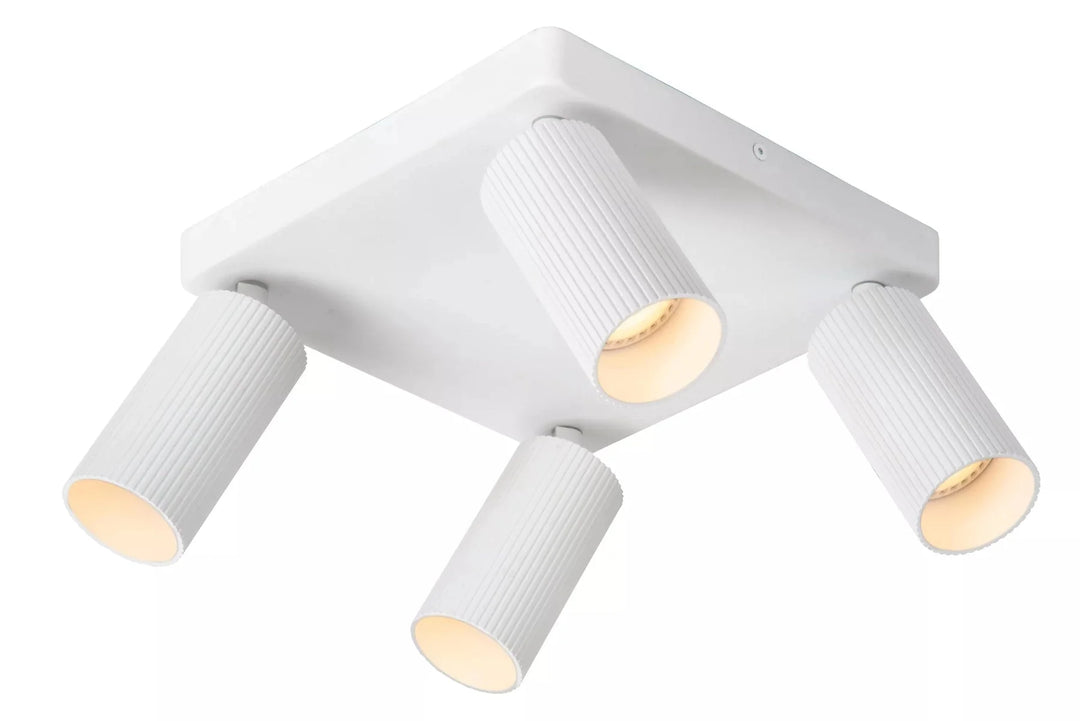 Clubs takspot 4-lys-Taklamper-Lucide-Svart-LC09939/14/30-Lightup.no