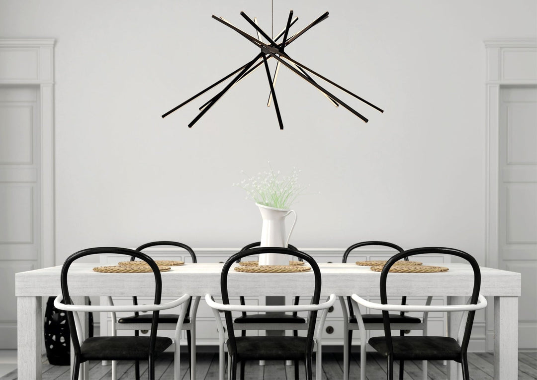 Cluster takpendel 50W Dimbar - Svart-Takpendler-NorDesign-Svart-378113005v3-Lightup.no