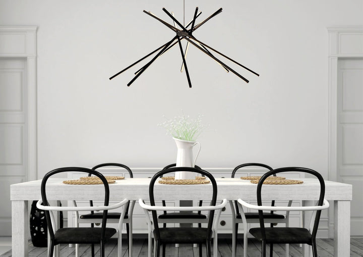 Cluster takpendel 50W Dimbar - Svart-Takpendler-NorDesign-Svart-378113005v3-Lightup.no