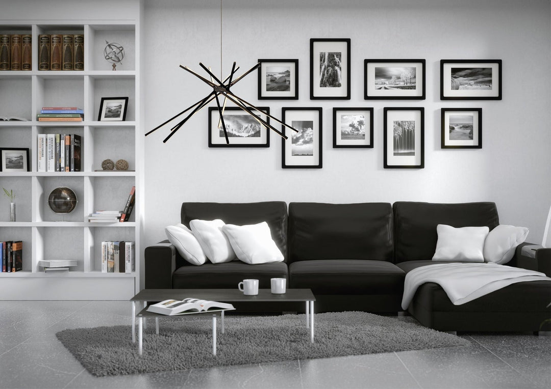 Cluster takpendel 50W Dimbar - Svart-Takpendler-NorDesign-Svart-378113005v3-Lightup.no
