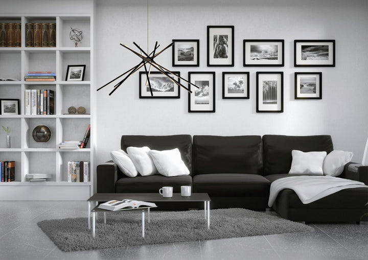 Cluster takpendel 50W Dimbar - Svart-Takpendler-NorDesign-Svart-378113005v3-Lightup.no