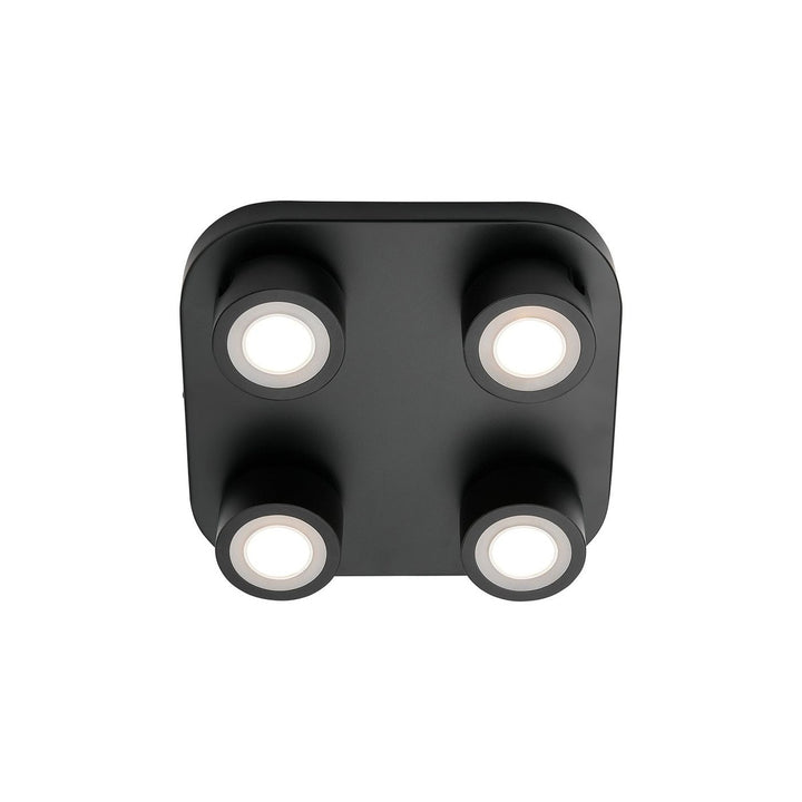 Clyde taklampe 4 x 3,5W 2700 Kelvin - 3-step dim-Taklamper-Nordlux-Svart-2412256003-Lightup.no