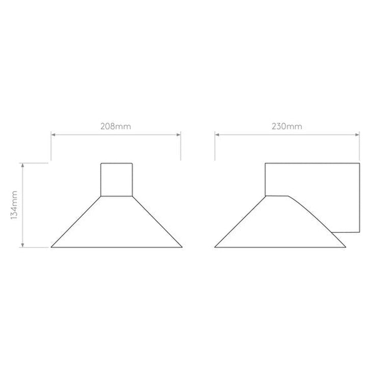 Conic vegglampe IP44-Baderomsbelysning vegglamper-Astro Lighting-Krom-Asg__1451001-Lightup.no