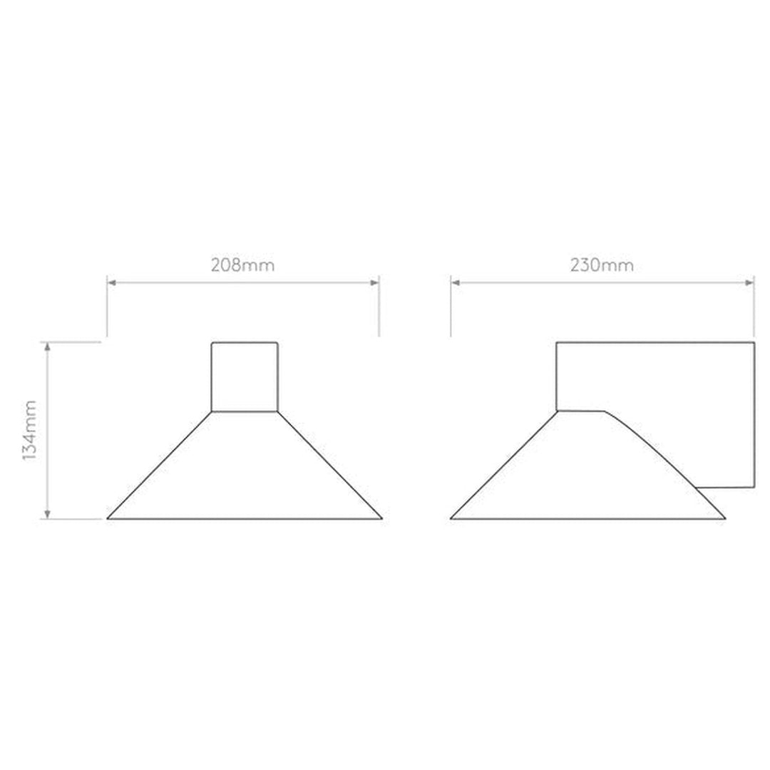 Conic vegglampe IP44-Baderomsbelysning vegglamper-Astro Lighting-Krom-Asg__1451001-Lightup.no