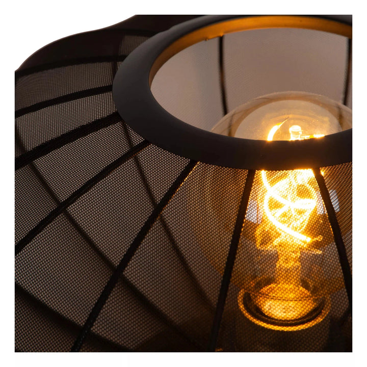 Corina bordlampe 40 cm-Bordlamper-Lucide-Svart-LC03547/40/30-Lightup.no