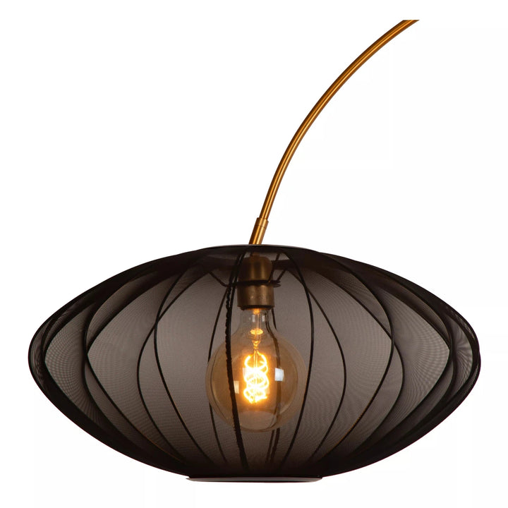 Corina gulvlampe 192 cm-Gulvlamper-Lucide-Svart-LC03747/60/30-Lightup.no