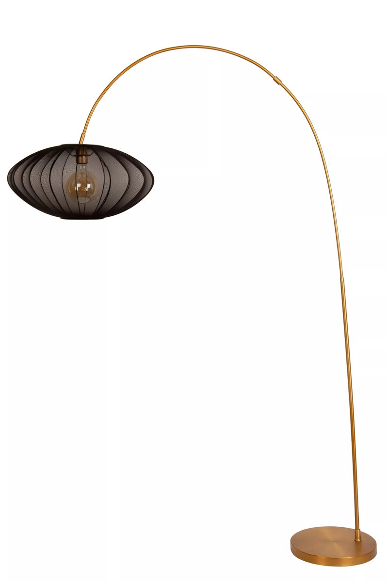 Corina gulvlampe 192 cm-Gulvlamper-Lucide-Svart-LC03747/60/30-Lightup.no