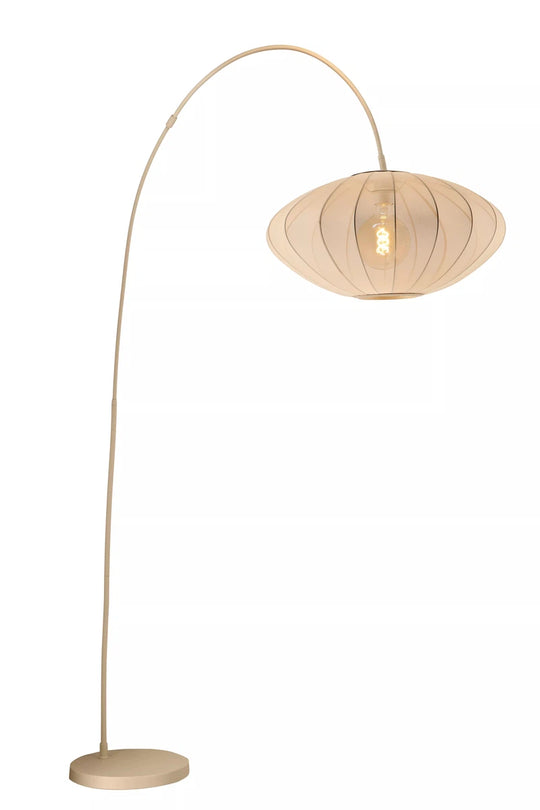 Corina gulvlampe 192 cm-Gulvlamper-Lucide-Kremfarget-LC03747/60/38-Lightup.no