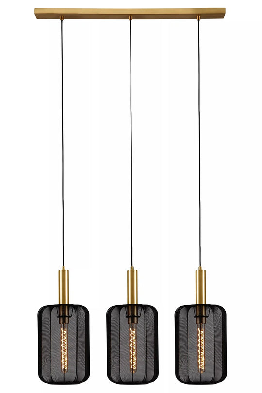 Corina takpendel 3-lys-Takpendler-Lucide-Svart-LC03447/03/30-Lightup.no