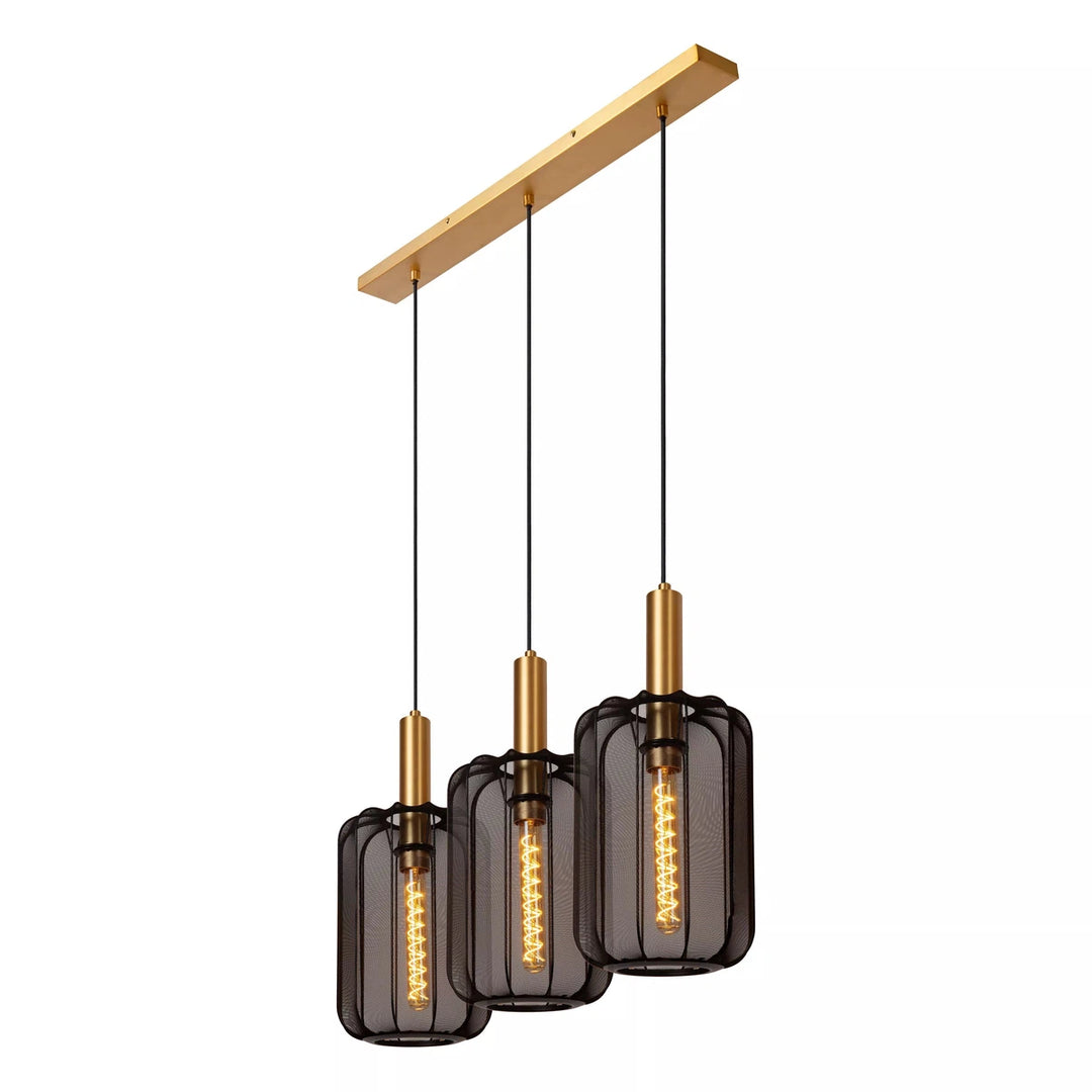 Corina takpendel 3-lys-Takpendler-Lucide-Svart-LC03447/03/30-Lightup.no