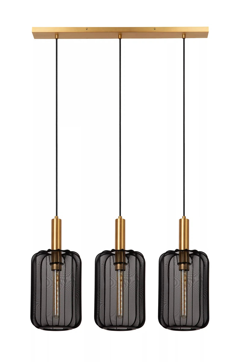 Corina takpendel 3-lys-Takpendler-Lucide-Svart-LC03447/03/30-Lightup.no