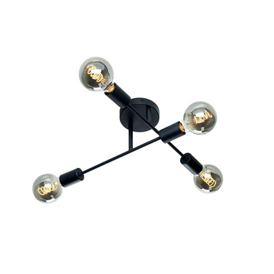 Cross tak/vegglampe 4 lys-Taklamper-Ms - belysning-9400305321-Lightup.no