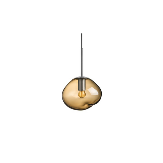 Crystal Stone Ø25 - Kakao / Stål-Takpendler-Hadeland Glassverk-Stål / Kakao-Hak__250-CS-2053-Stål-Lightup.no