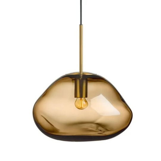 Crystal Stone Ø35 - Kakao / Stål-Takpendler-Hadeland Glassverk-Stål / Kakao-Hak__350-CS-2053-Stål-Lightup.no