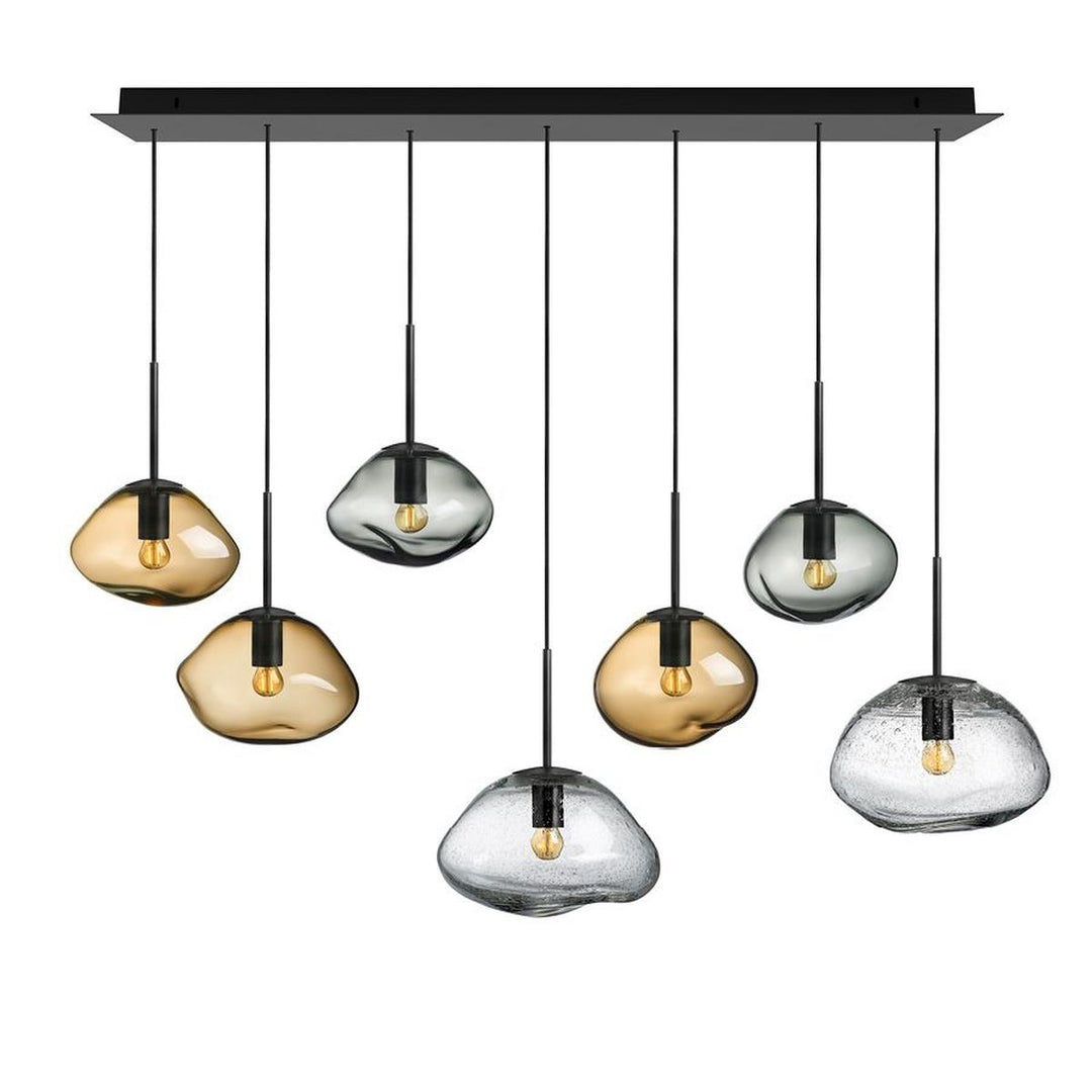 Crystal Stone gneis 7 takpendel-Takpendler-Hadeland Glassverk-Gneis-Hak__CS-GNEIS-7-Lightup.no