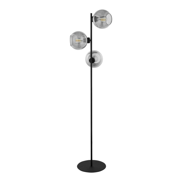 Cubus gulvlampe 3-lys-Gulvlamper-TK Lighting-Røykfarget-TK-5239-Lightup.no