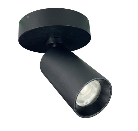 D45 spot 7W 2700K RA90 Dimbar-Spotskinner 230V-NorDesign-Svart-770450705-Lightup.no