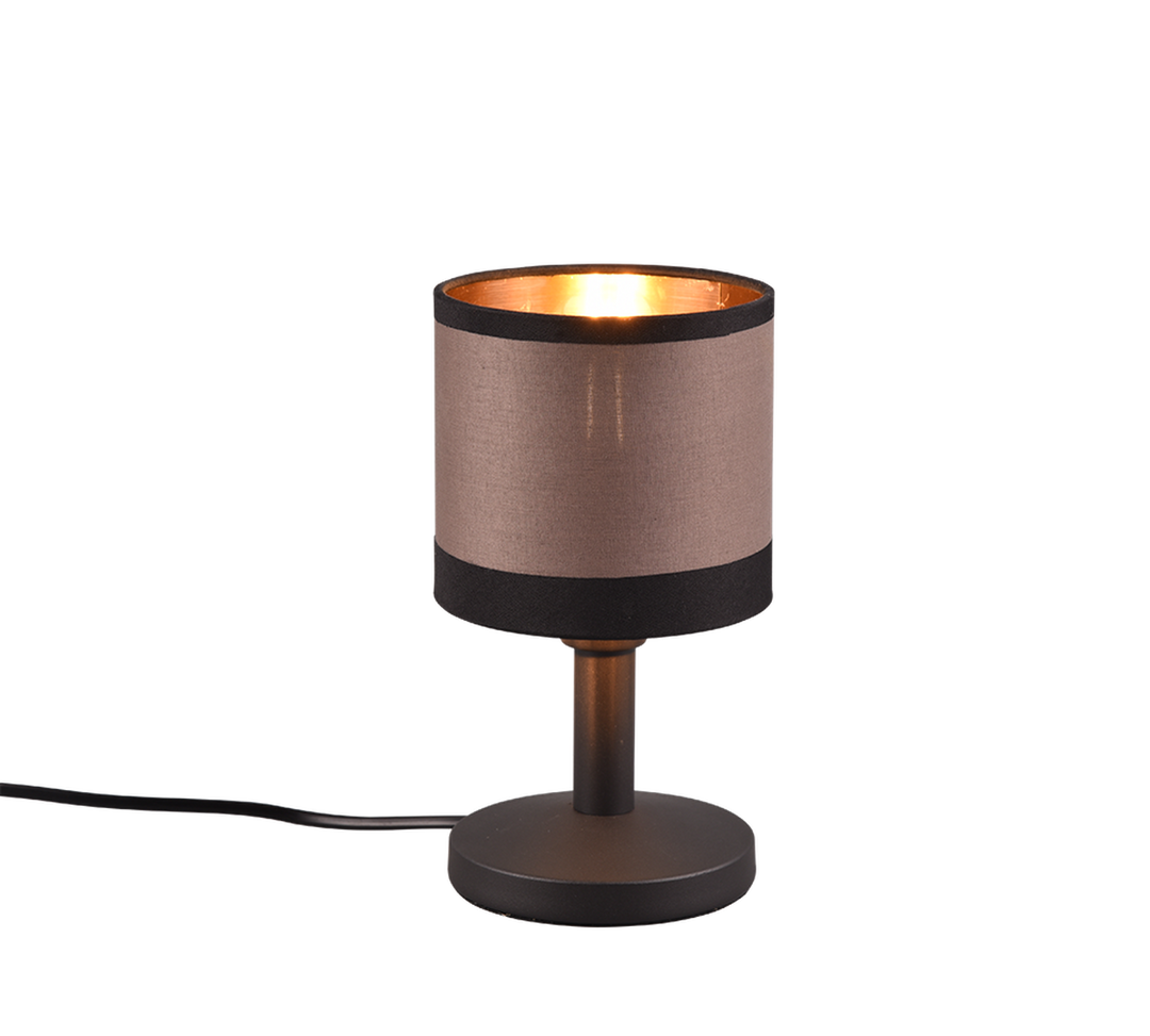 Davos bordlampe-Bordlamper-Reality-Svart/Taupe-R59551041-Lightup.no