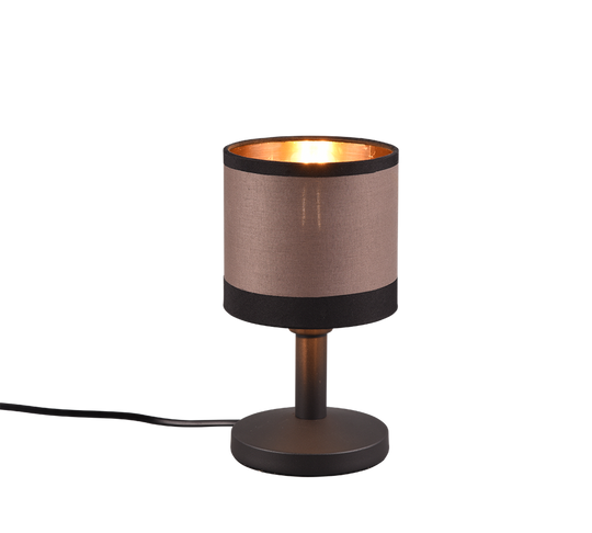 Davos bordlampe-Bordlamper-Reality-Svart/Taupe-R59551041-Lightup.no