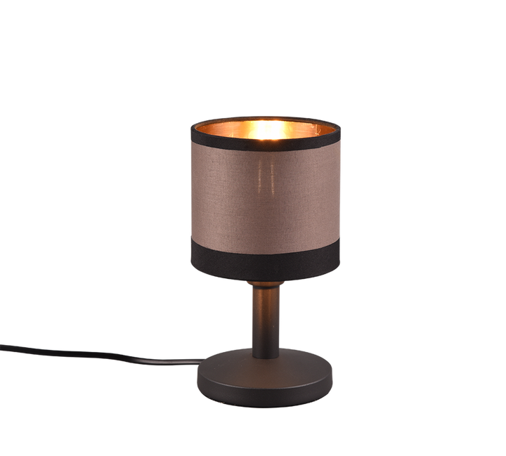 Davos bordlampe-Bordlamper-Reality-Svart/Taupe-R59551041-Lightup.no