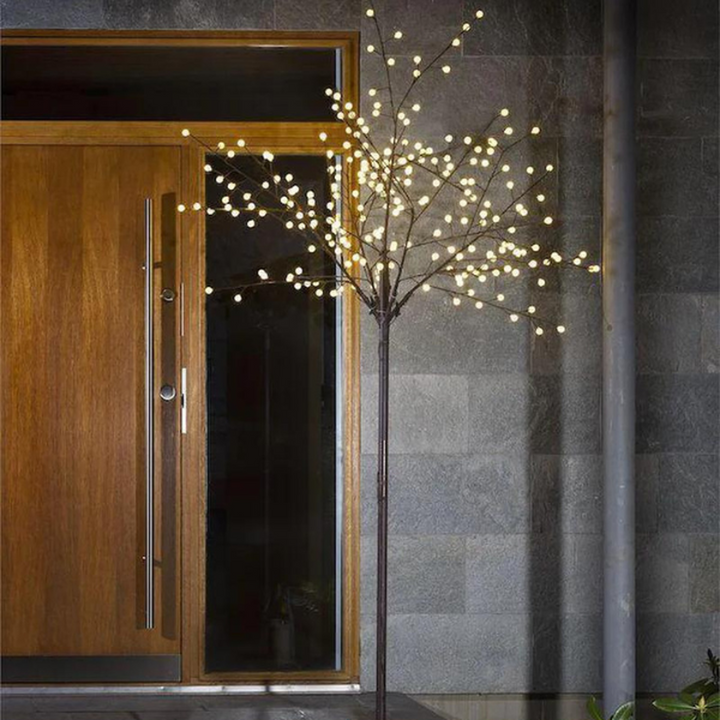 Dekorasjonstre 250 cm med led - Brunt-Julebelysning dekor og pynt ute-Konstsmide-Brun-3385-600-Lightup.no