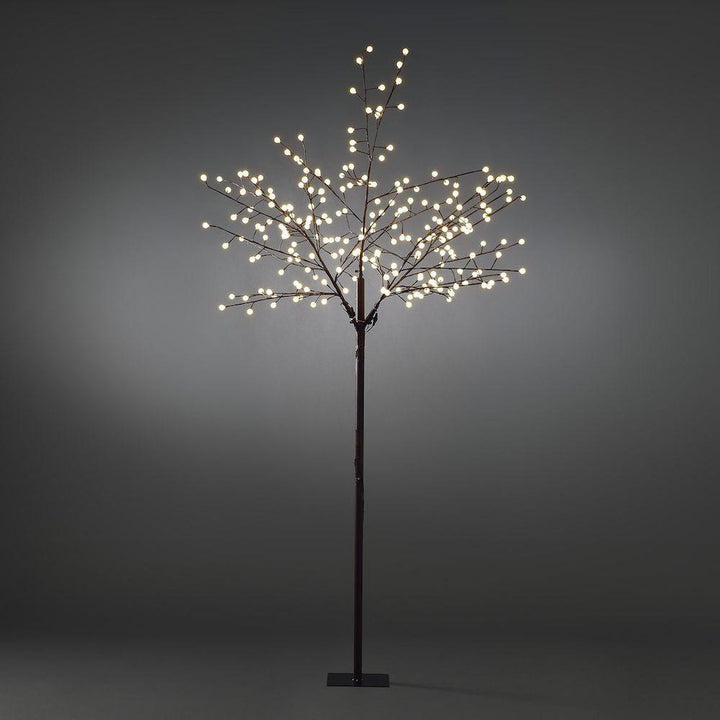 Dekorasjonstre 250 cm med led - Brunt-Julebelysning dekor og pynt ute-Konstsmide-Brun-3385-600-Lightup.no