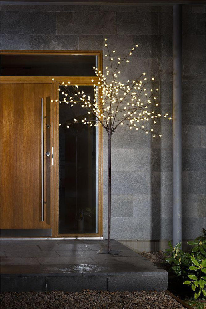 Dekorasjonstre 250 cm med led - Brunt-Julebelysning dekor og pynt ute-Konstsmide-Brun-3385-600-Lightup.no