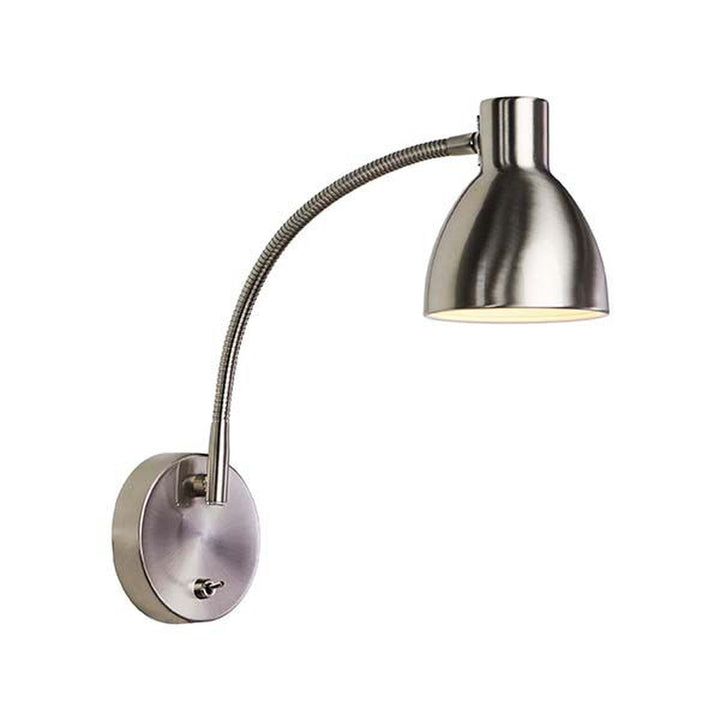 Dennis vegglampe med fleksibel arm-Vegglamper-Ms - belysning-Stål-9400048915-Lightup.no