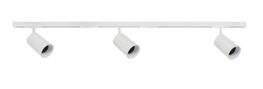 Designline Tube Pro komplett 1,9 meter spotskinne med 3 spotter GU10-Spotskinner 230V-Antidark-Hvit-3-311-20-1+4-311-01-1+2-312-01-1+3-Lightup.no