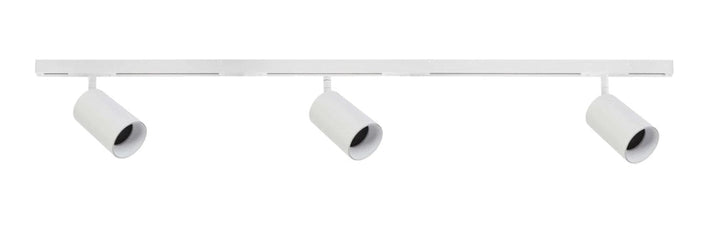 Designline Tube Pro komplett 1,9 meter spotskinne med 3 spotter GU10-Spotskinner 230V-Antidark-Hvit-3-311-20-1+4-311-01-1+2-312-01-1+3-Lightup.no