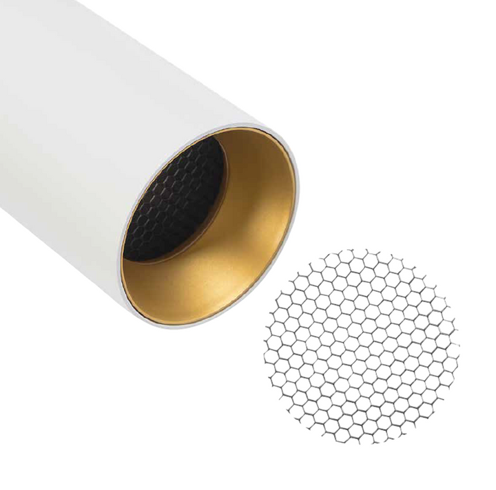 Designline Tube Pro komplett 1,9 meter spotskinne med 3 spotter GU10-Spotskinner 230V-Antidark-Hvit-3-311-20-1+4-311-01-1+2-312-01-1+3-Lightup.no