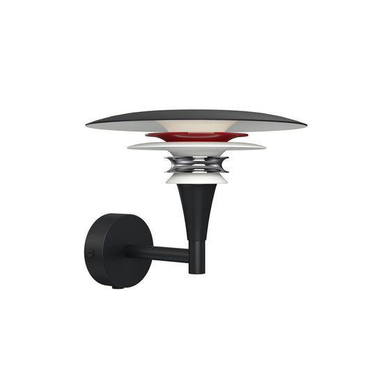Diablo vegglampe G9-Vegglamper-Belid-Svart / Hvit / Rød-5268021-Lightup.no