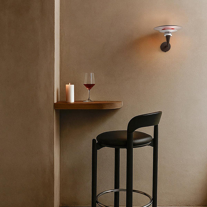 Diablo vegglampe G9-Vegglamper-Belid-Svart / Hvit / Rød-5268021-Lightup.no