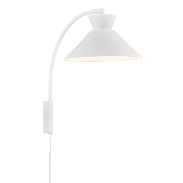 Dial vegglampe - Grå-Vegglamper-Nordlux-Hvit-2213371001-Lightup.no
