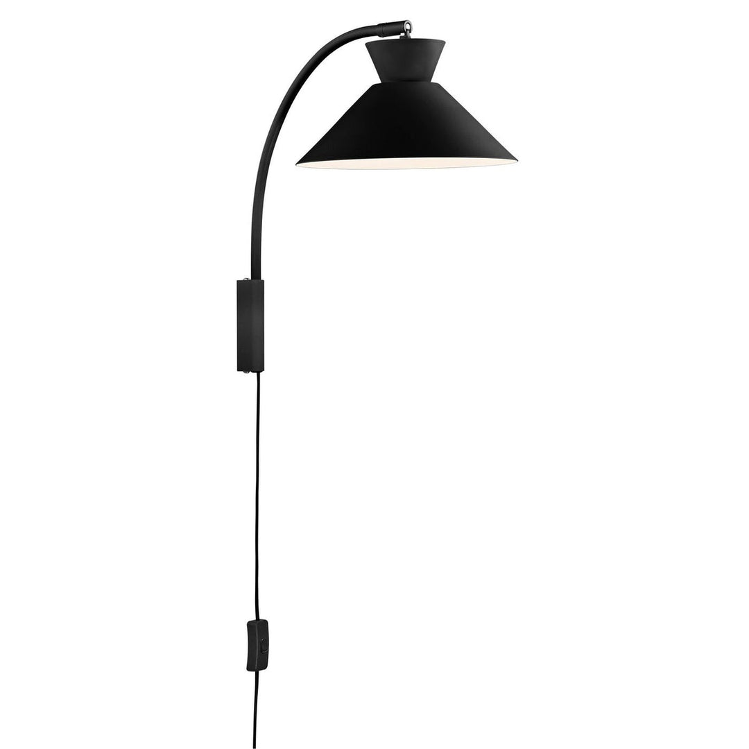 Dial vegglampe - Grå-Vegglamper-Nordlux-Svart-2213371003-Lightup.no