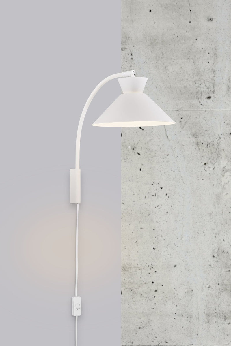 Dial vegglampe - Grå-Vegglamper-Nordlux-Svart-2213371003-Lightup.no