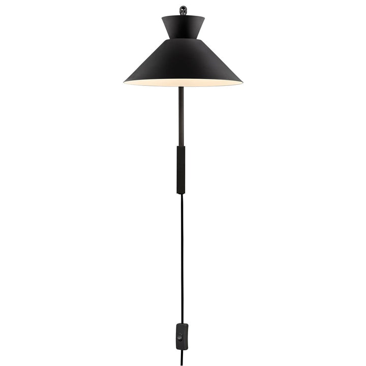 Dial vegglampe - Grå-Vegglamper-Nordlux-Svart-2213371003-Lightup.no
