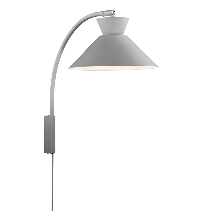 Dial vegglampe - Grå-Vegglamper-Nordlux-Svart-2213371003-Lightup.no