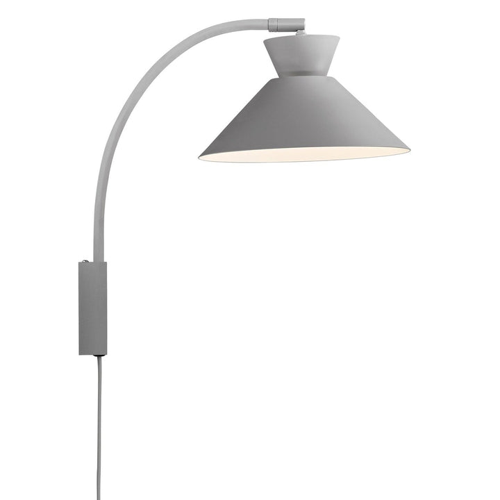 Dial vegglampe - Grå-Vegglamper-Nordlux-Svart-2213371003-Lightup.no