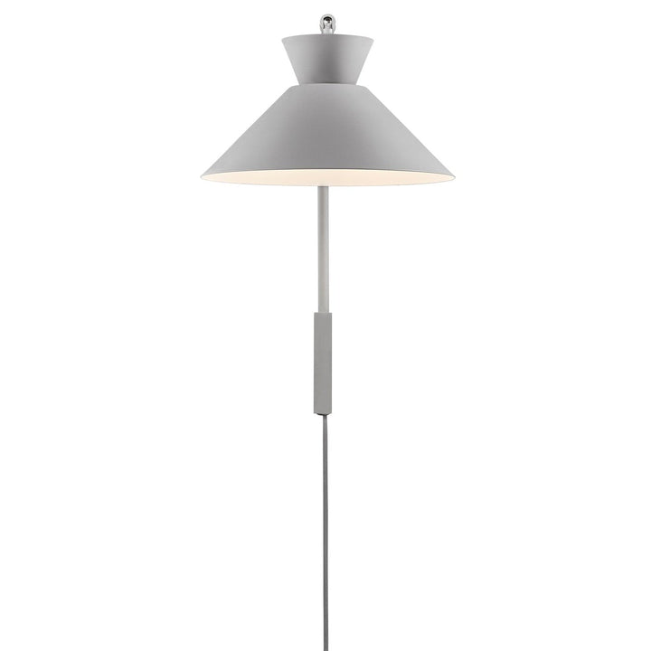 Dial vegglampe - Grå-Vegglamper-Nordlux-Svart-2213371003-Lightup.no