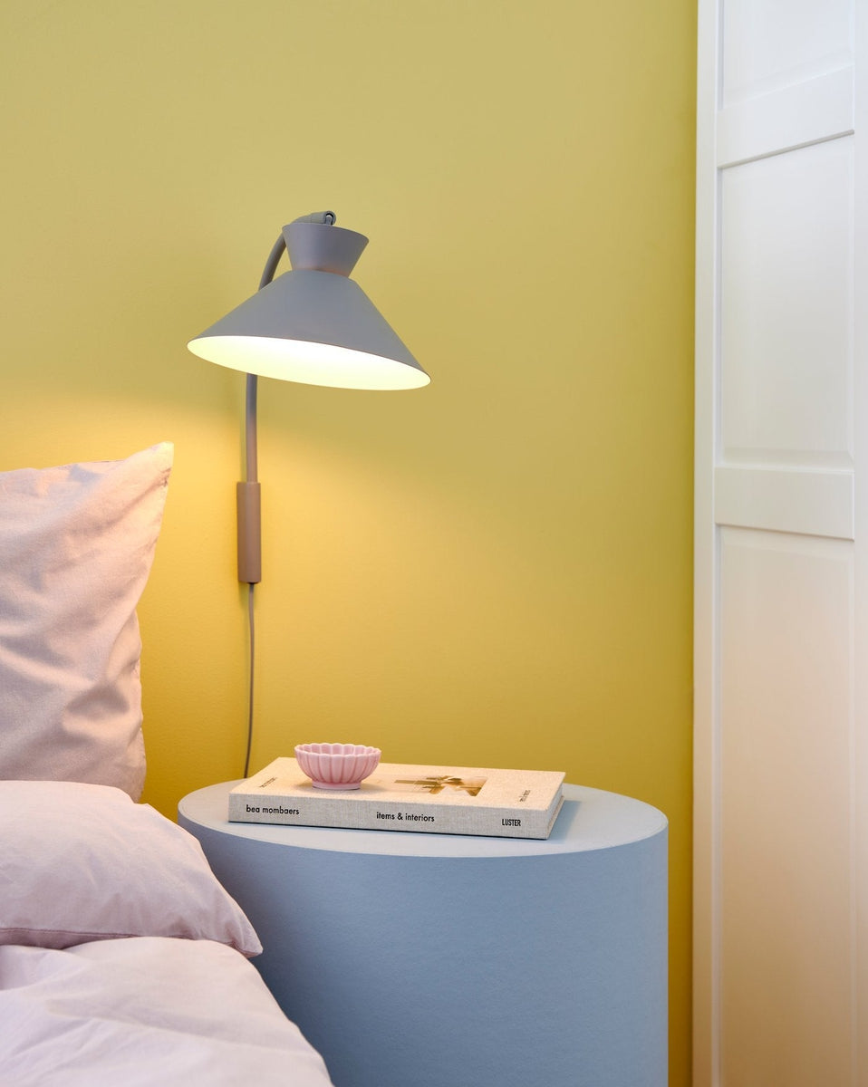 Dial vegglampe - Grå-Vegglamper-Nordlux-Svart-2213371003-Lightup.no