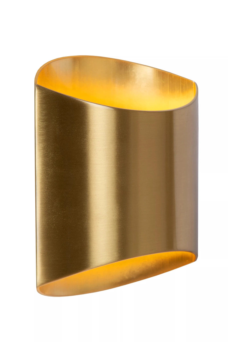 Diletta vegglampe - Matt Gull/Messingfarget-Vegglamper-Lucide-LC09240/01/02-Lightup.no